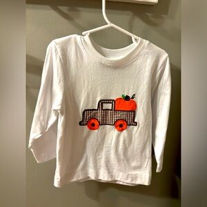 Smockingbird pumpkin shirt.